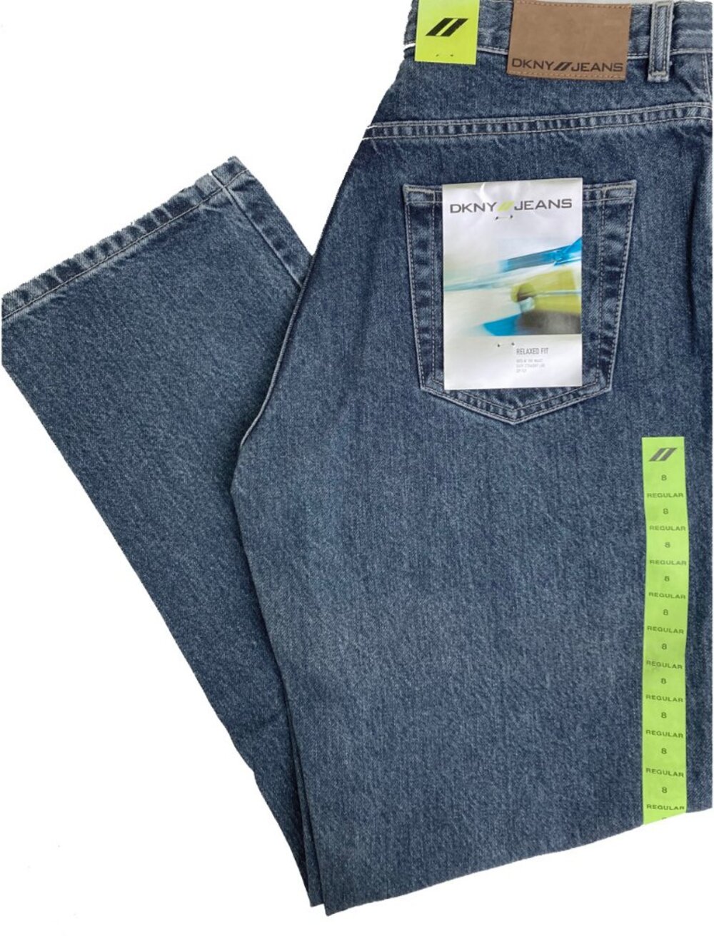 NEW Vintage Donna Karan DKNY Jeans!  Relaxed Fit  Straight Leg  Long Length
